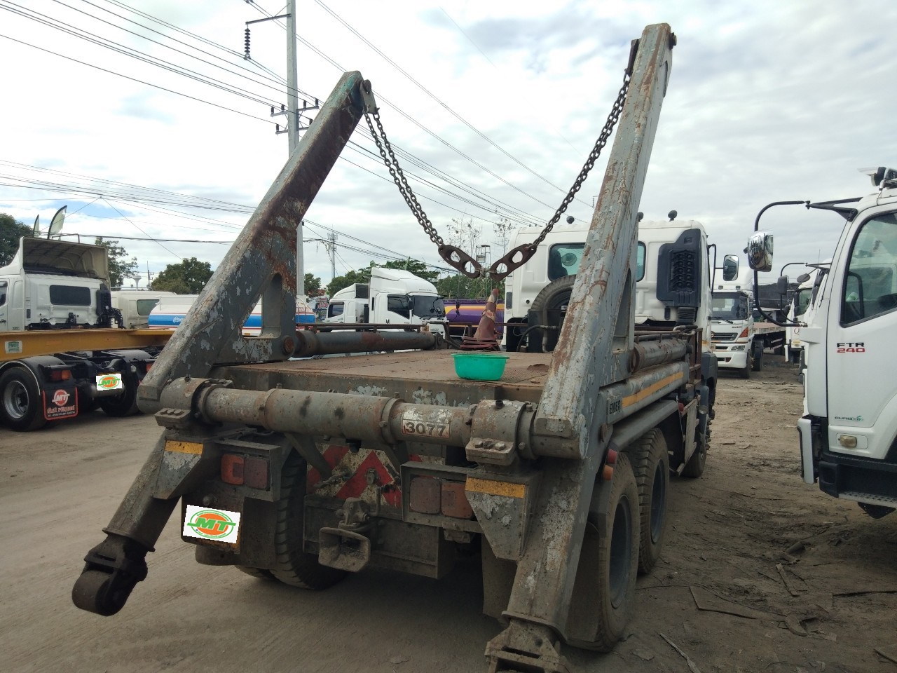 HINO FM1A344 ปี60 ฮุคลิฟฟ์สิบล้อ สองเพลารถสวย ไมล์วิ่งน้อย