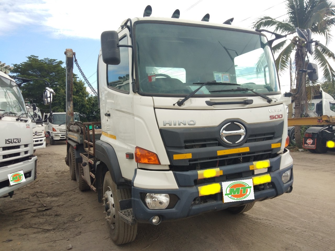 HINO FM1A344 ปี60 ฮุคลิฟฟ์สิบล้อ สองเพลารถสวย ไมล์วิ่งน้อย