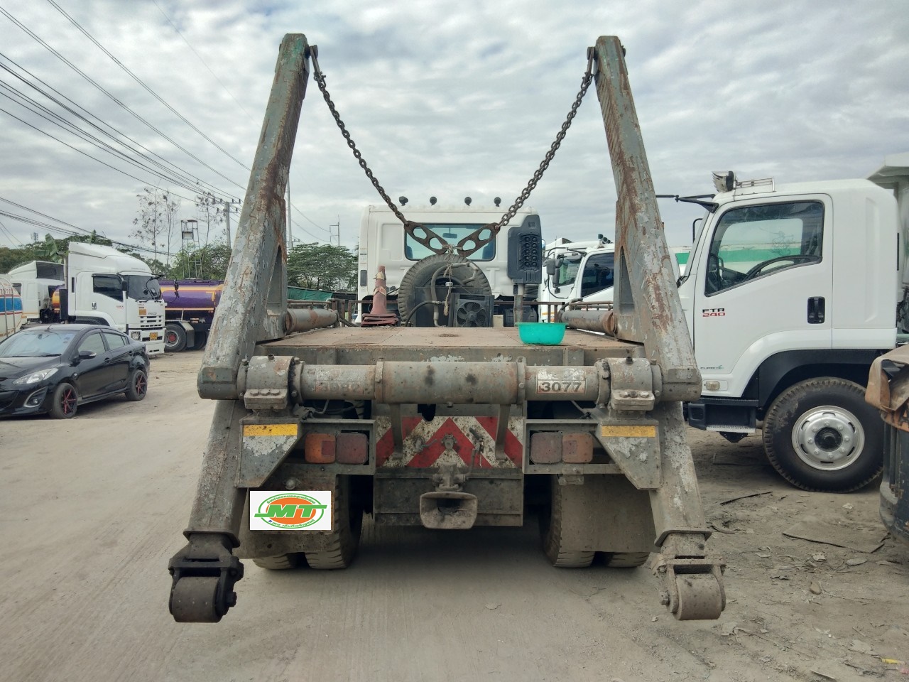 HINO FM1A344 ปี60 ฮุคลิฟฟ์สิบล้อ สองเพลารถสวย ไมล์วิ่งน้อย