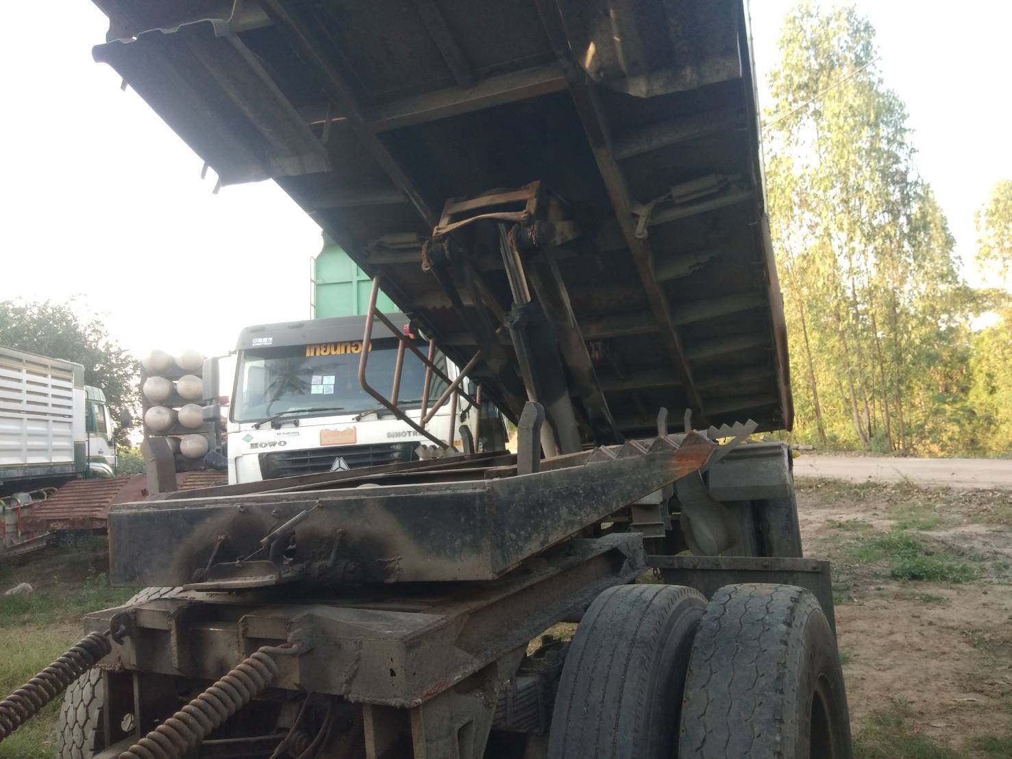 02/01/64.ขายลูกพ่วงดั้มพ์2เพลากระบะเนียม