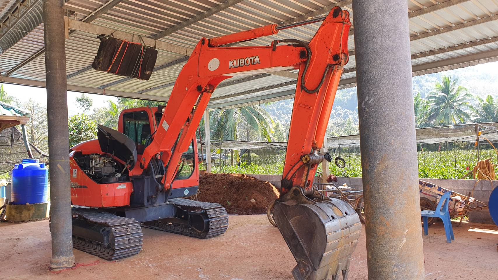 25/02/64.ขายKUBOTA KX080-3 เอกสารพร้อมรถพร้อมใช้งานสภาพสวย