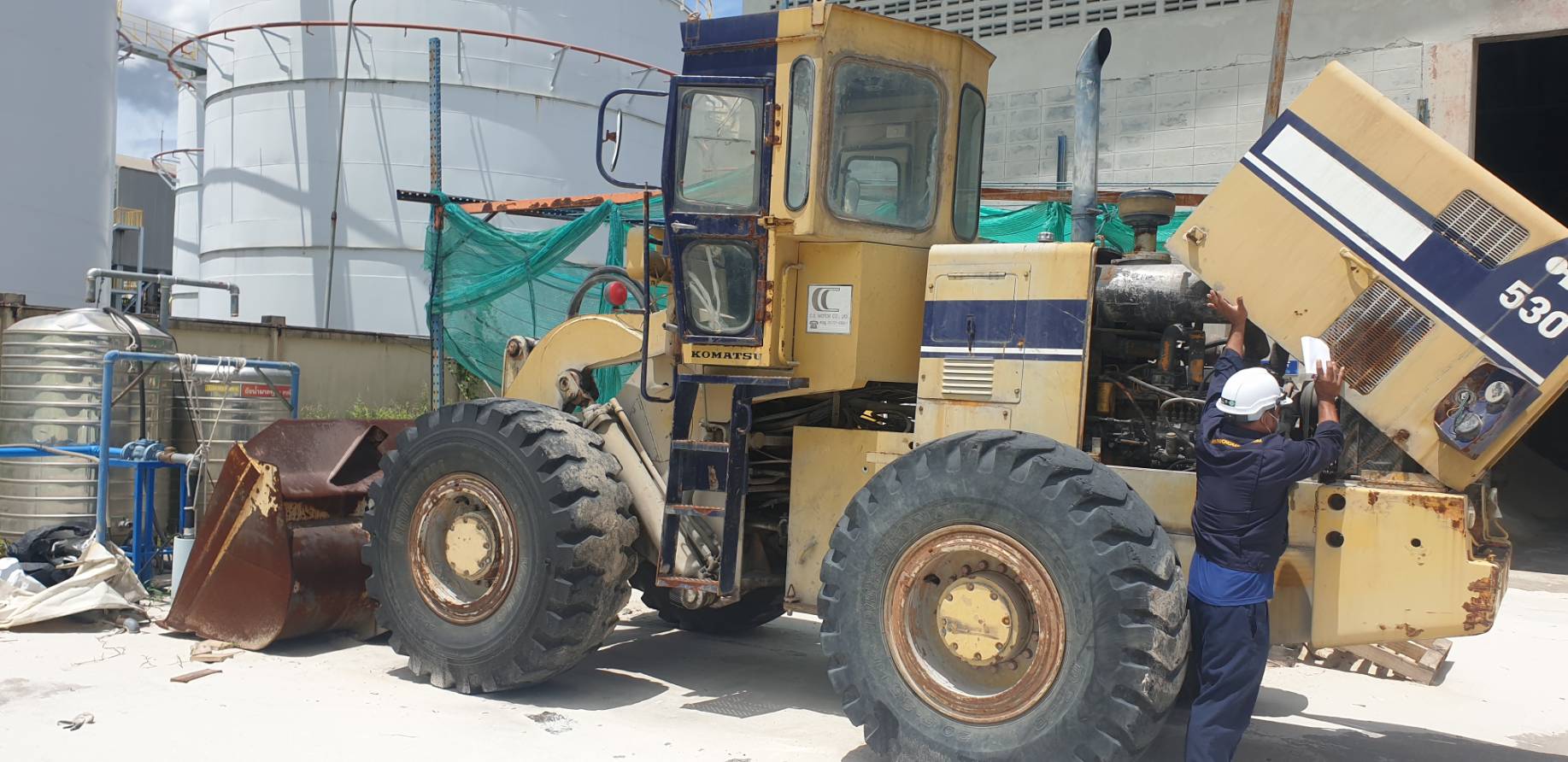 ขายรถตักล้อยางมือสอง KOMATSU530