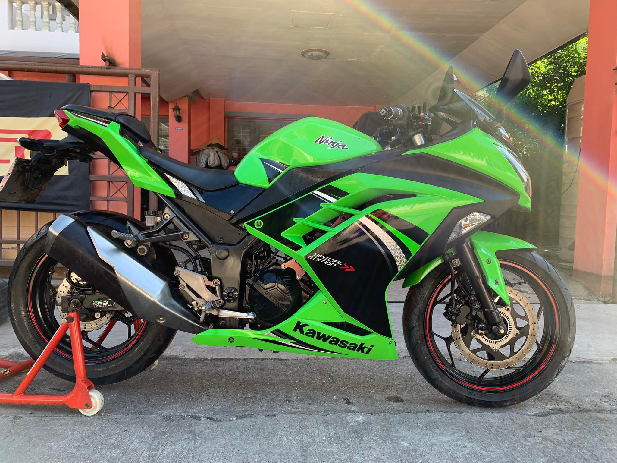 Kawasaki Ninja 300 ABS ปี 14  Speical Edition เขียว