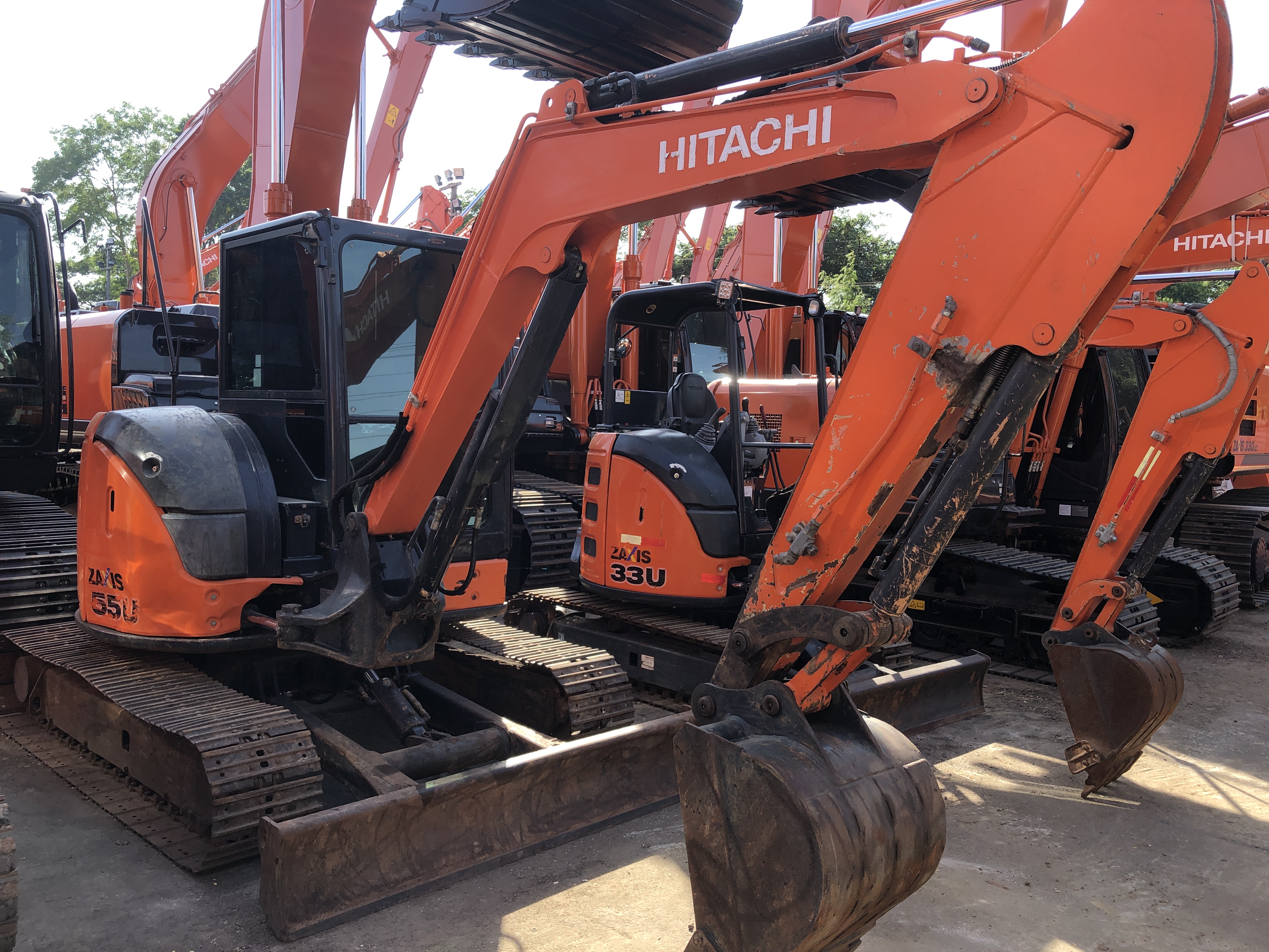 HITACHI ZX55U-5A ปี2018, 4891ชม.