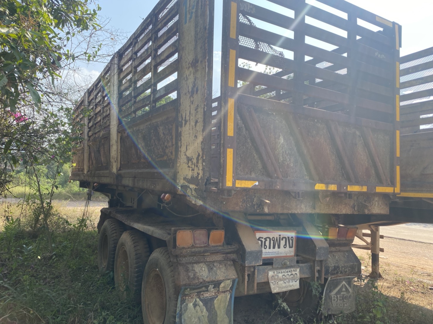 ขายหางเซมิดั้มสามมิตร 3 เพลาแท้จดทะเบียนปี 50