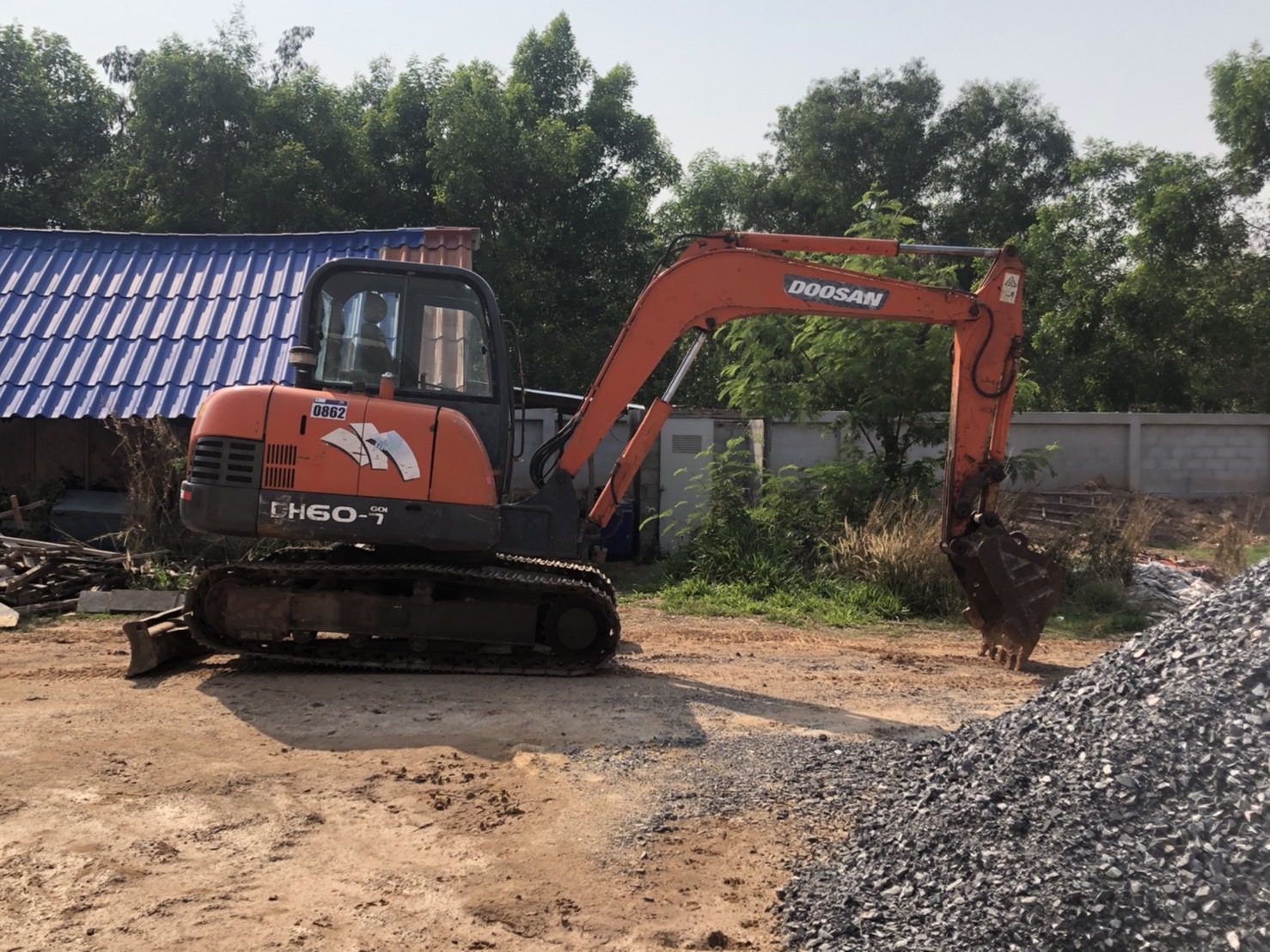 ขายรถแบคโฮ DOOSAN DH60เอกสารใบแจ้งจำหน่าย
