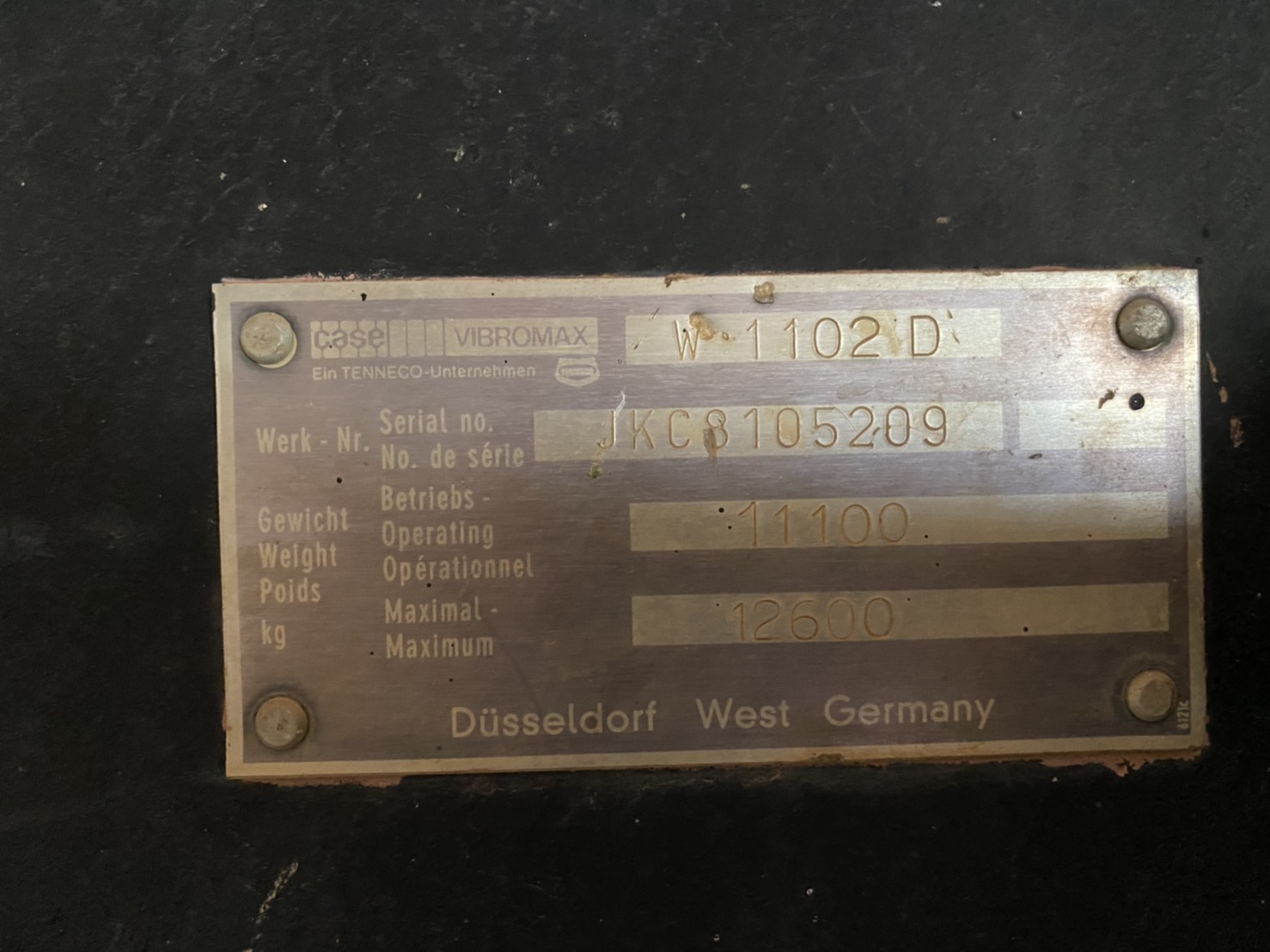 ขายรถบดVIBROMAX 1102D