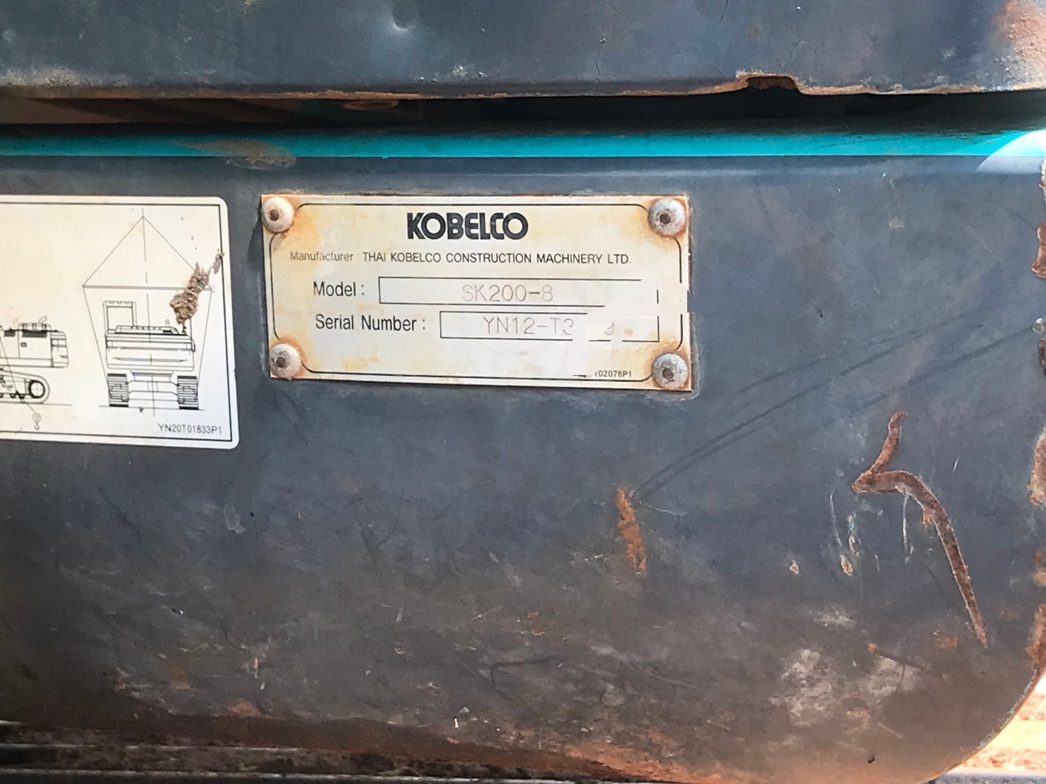 ขายรถแบคโฮ KOBELCO MARK8 YN12SUPER