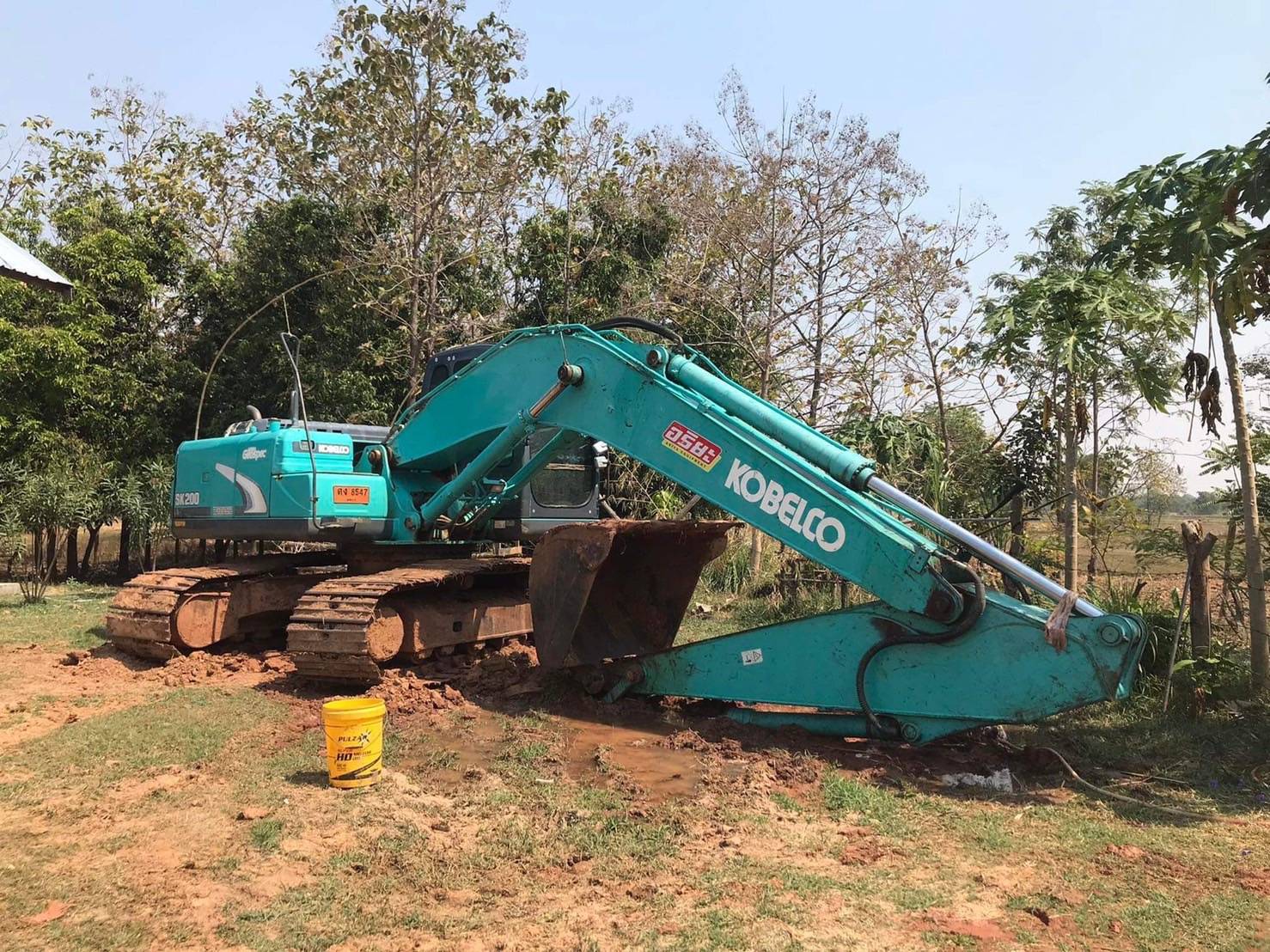 ขายรถแบคโฮ KOBELCO MARK8 YN12SUPER