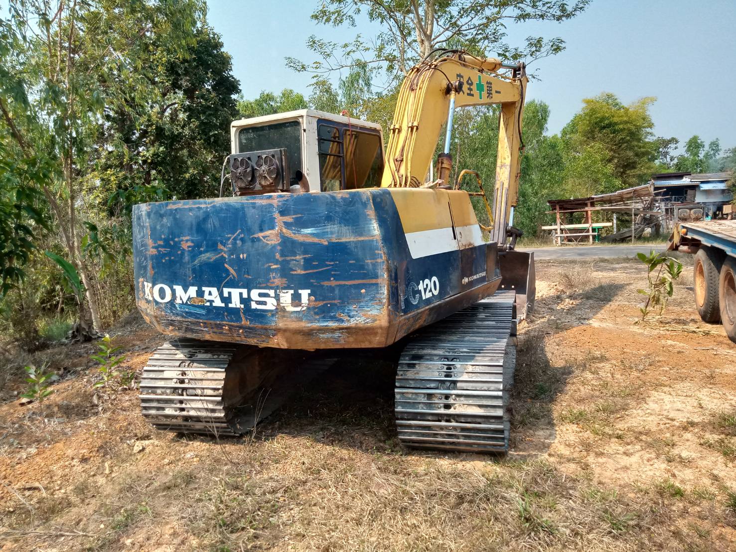 ขาย รถแบคโฮ KOBELCO 120-5 คอนโซลยาวเอกสารเล่มทะเบียน