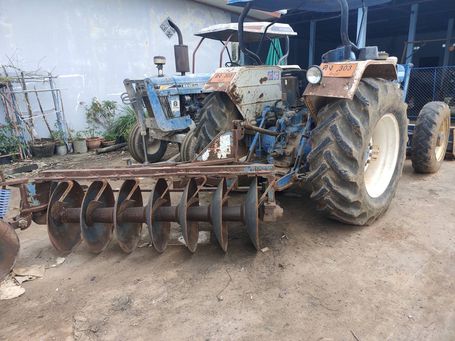 ขายรถไถ ford 6610 สองเพลา