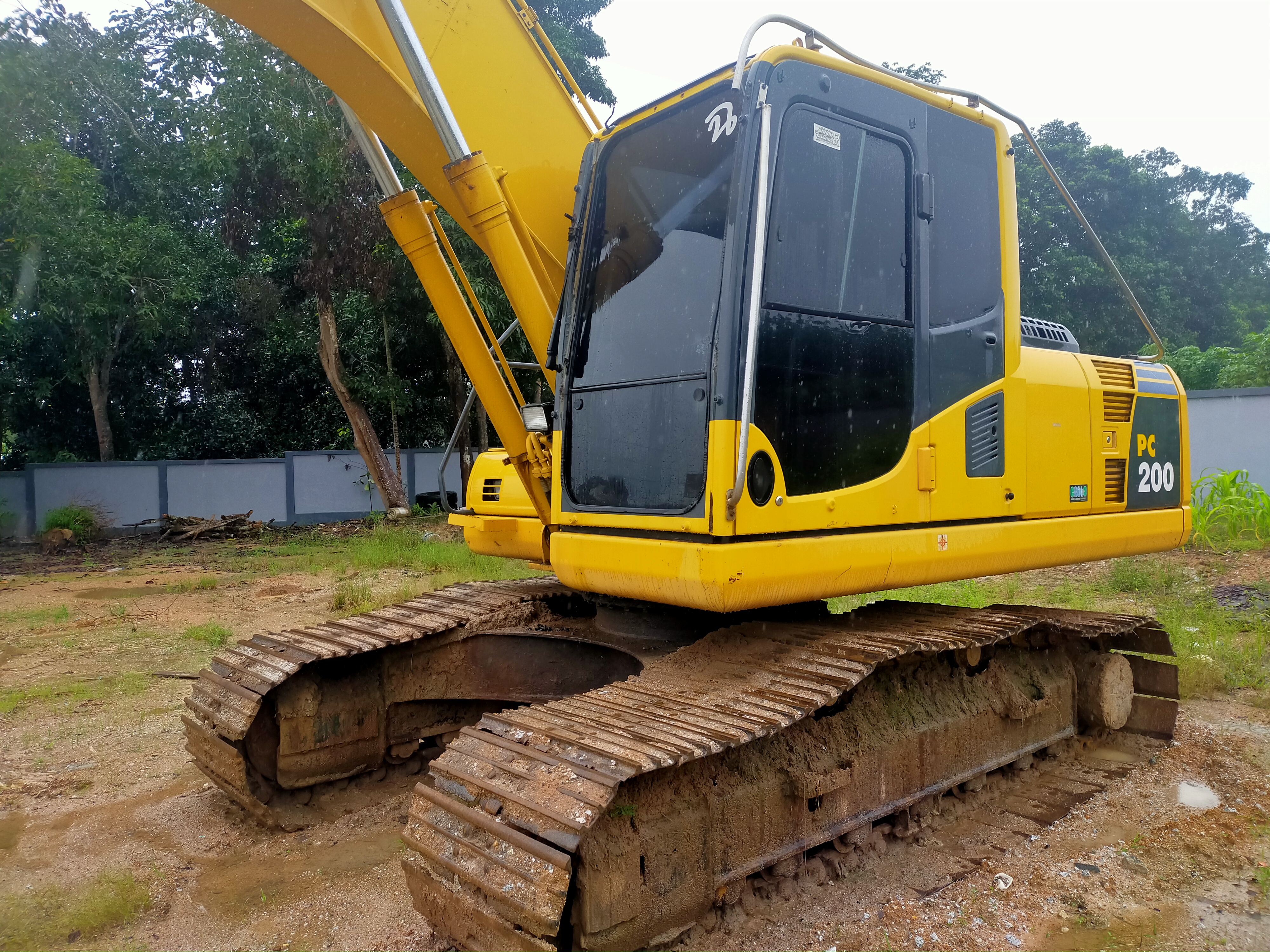 ขายรถแบคโฮ KOMATSU PC200-8 เอกสารแจ้งจำหน่าย