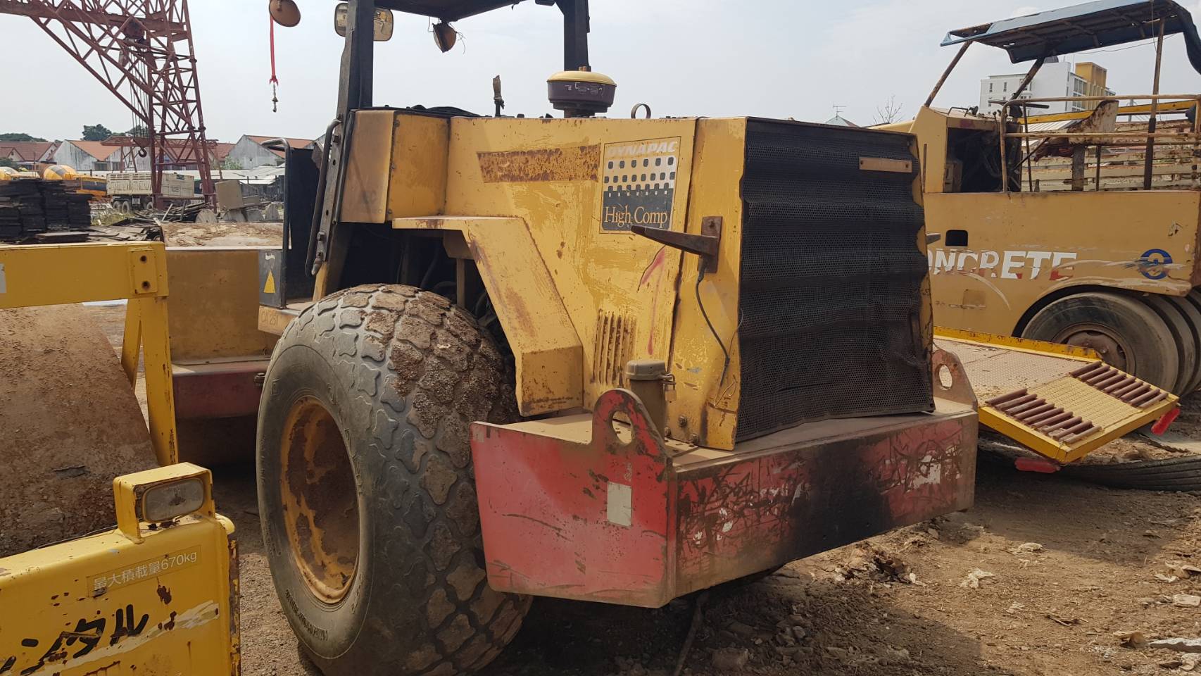 ขายรถบดสั่น DYNAPAC เพลาเดียวเอกสารเล่มทะเบียน