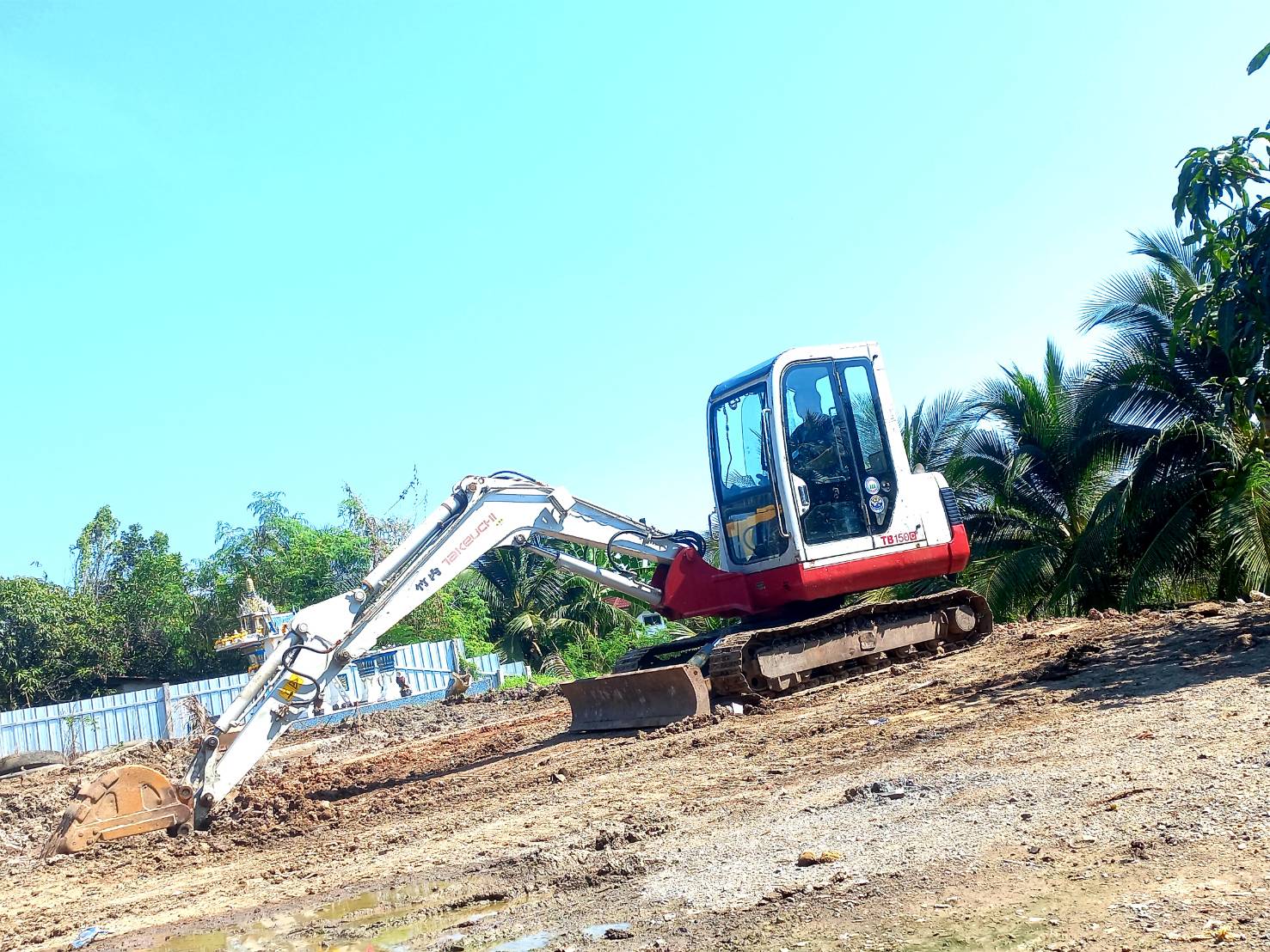 TAKEUCHI TB150C เก่านอกนำเข้า ระบบเต็ม มีลายหัวเจาะ