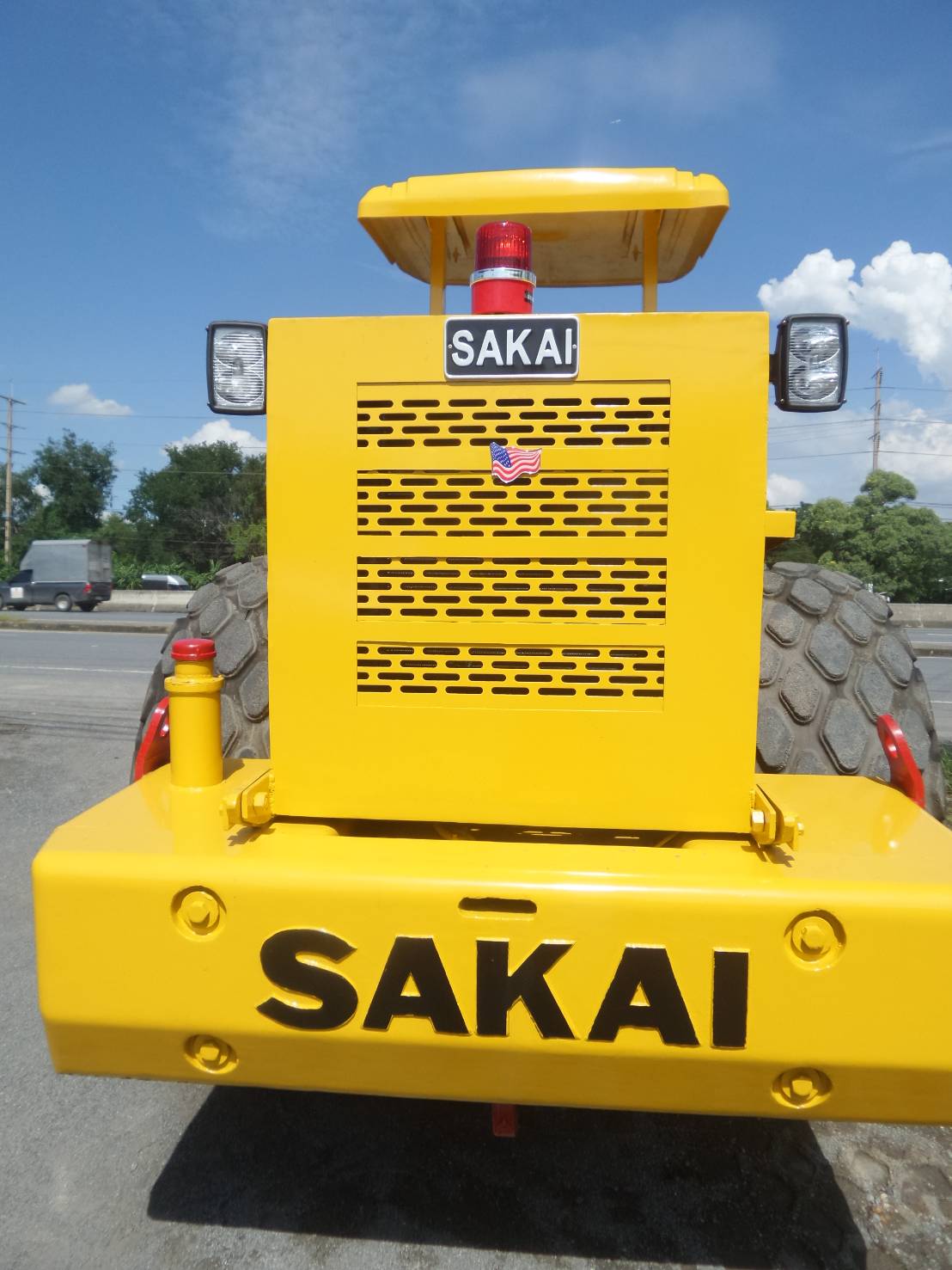 รถบดสั่นเสทือน10ตันSAKAISV500TFสวยมาก
