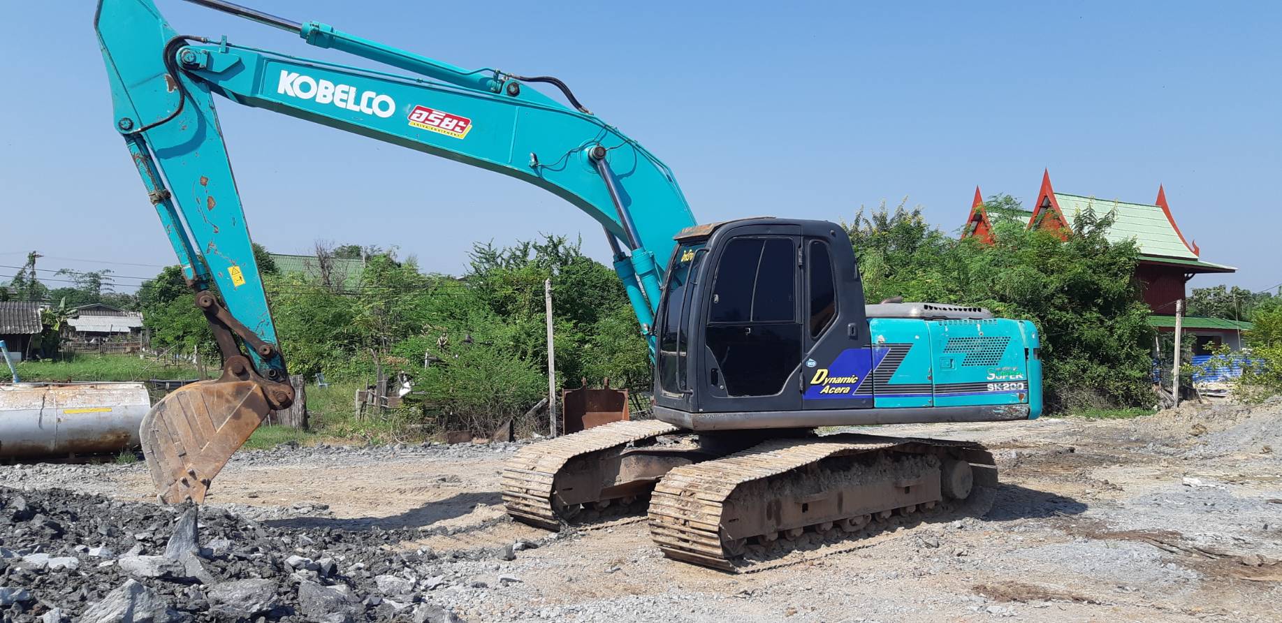 ❣ธรรมนูญ ทุ่งครุ❣Kobelco Mack6 YN08 ใช้งาน 16,000ช.ม เครื่องปั้มดี ช่วงล่างดี พร้อมลงงาน