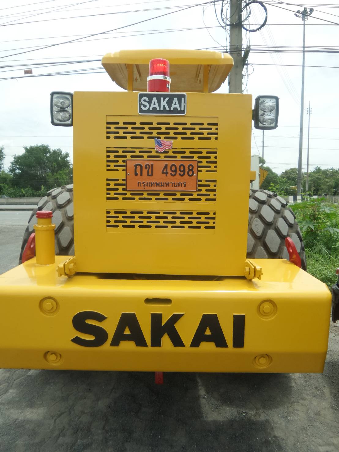 รถบดสั่นเสทือน10ตันSAKAISV500TFสวยมาก