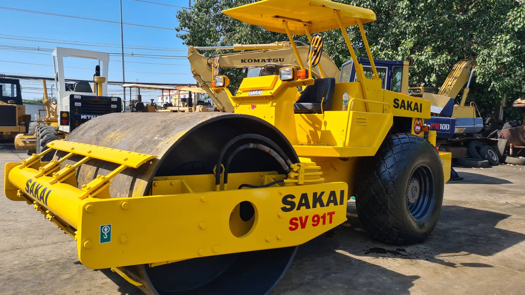 รถบด2เพลา Sakai SV91Dเปลือกเดียว เล่มทะเบียน