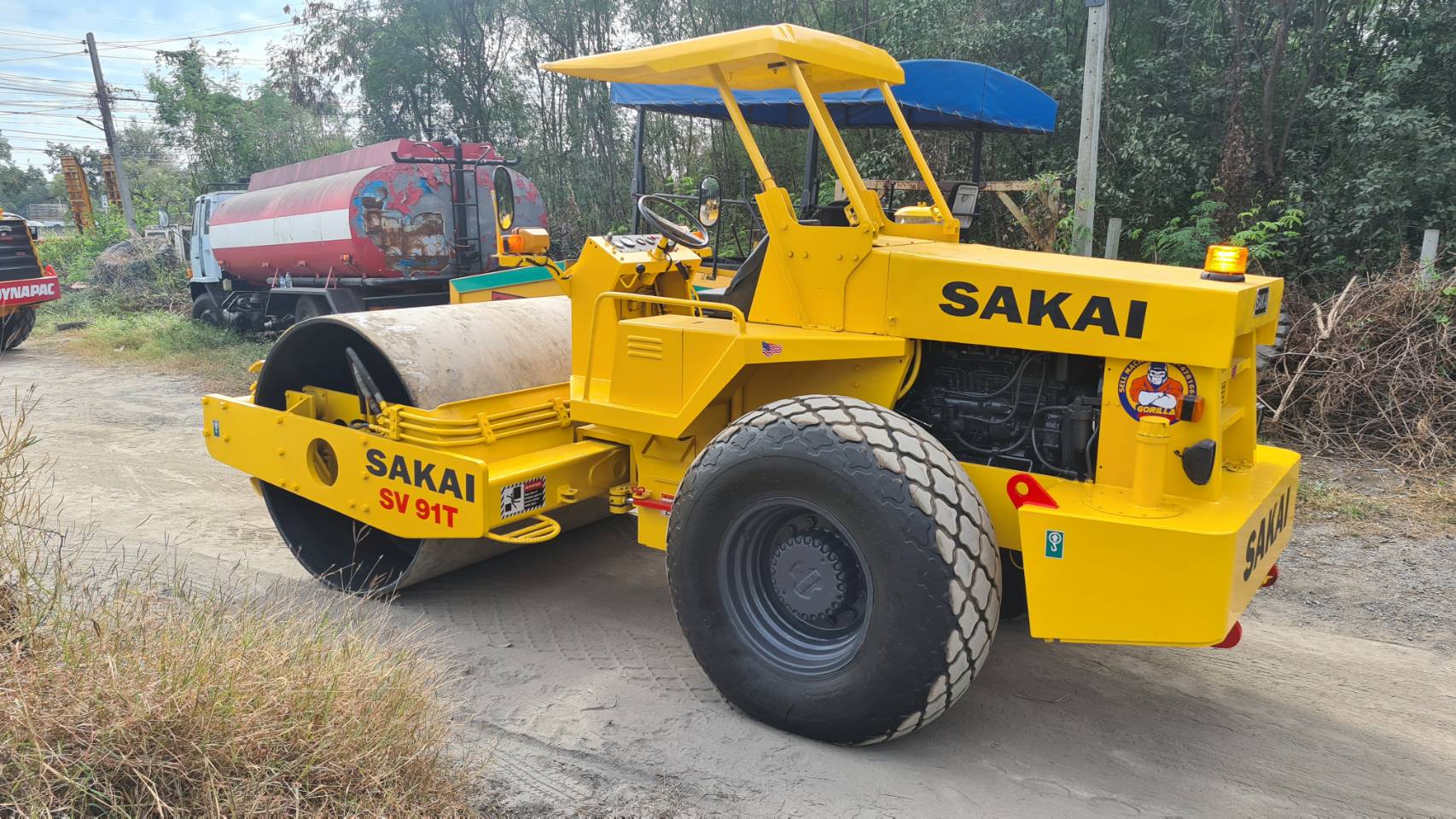 รถบด2เพลา Sakai SV91Dเปลือกเดียว เล่มทะเบียน
