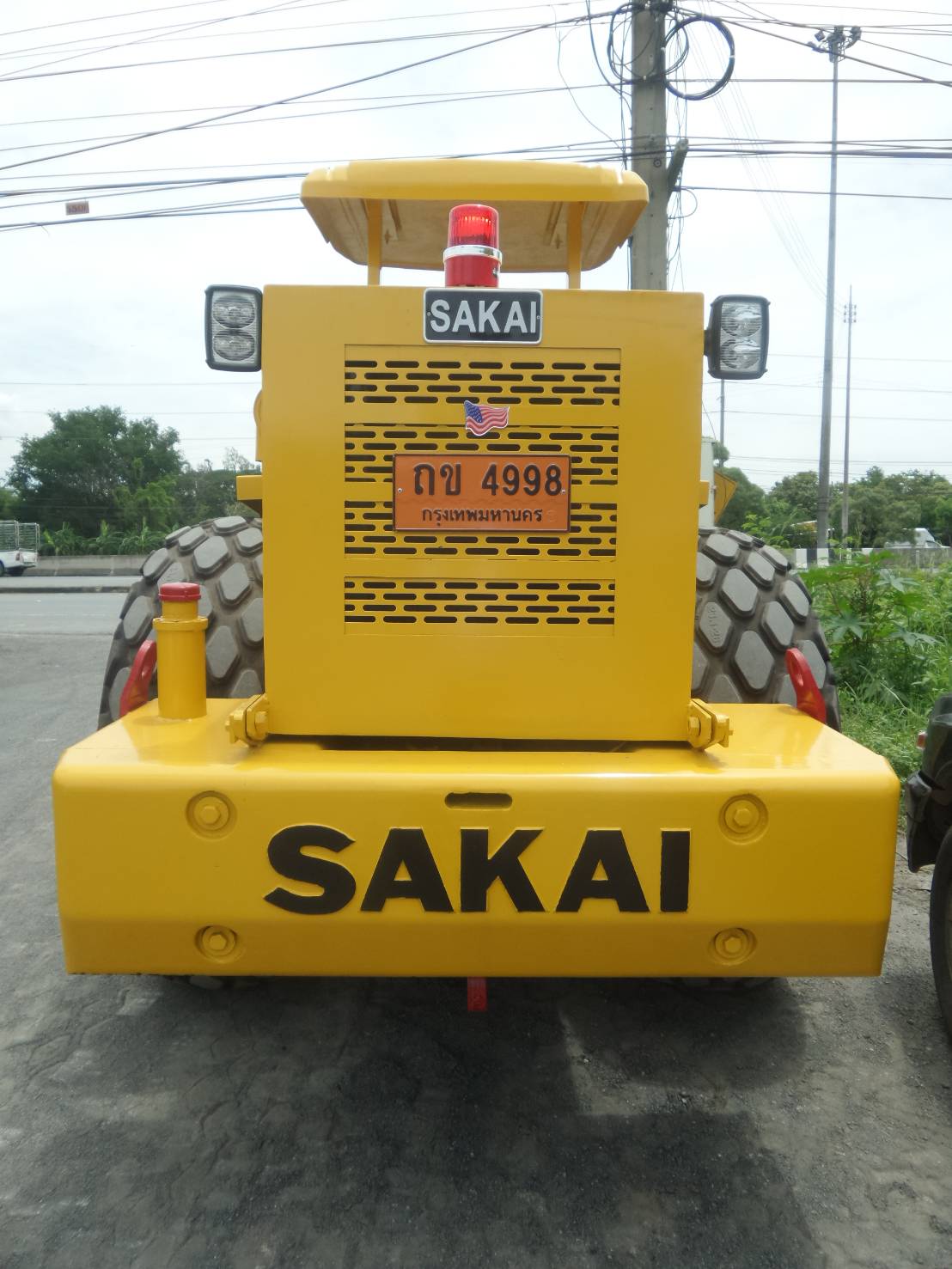 รถบดสั่นเสทือน10ตันSAKAISV500TFสวยมาก