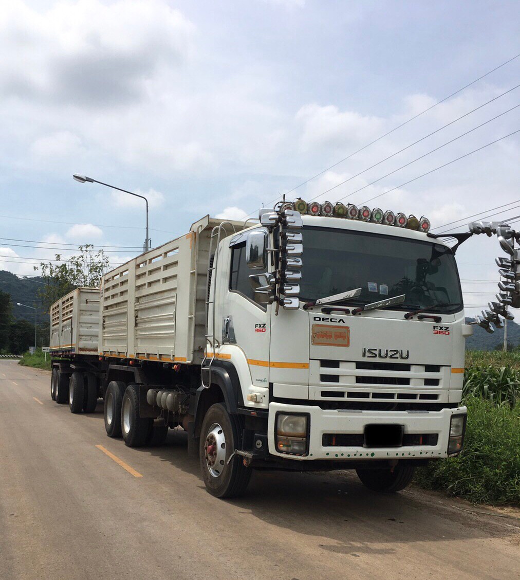 ***เจ้าของรถขายเอง*** ISUZU 360 ปี55 ใส่ของได้ 30 ตัน กระบะดั๊มพ์แม่-ลูก โทร 061-0516565