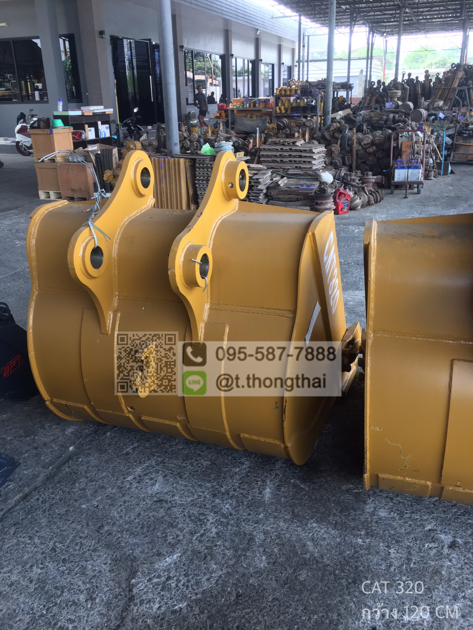 บุ้งกี๋ CAT 320 กว้าง 120 cm ราคา45000