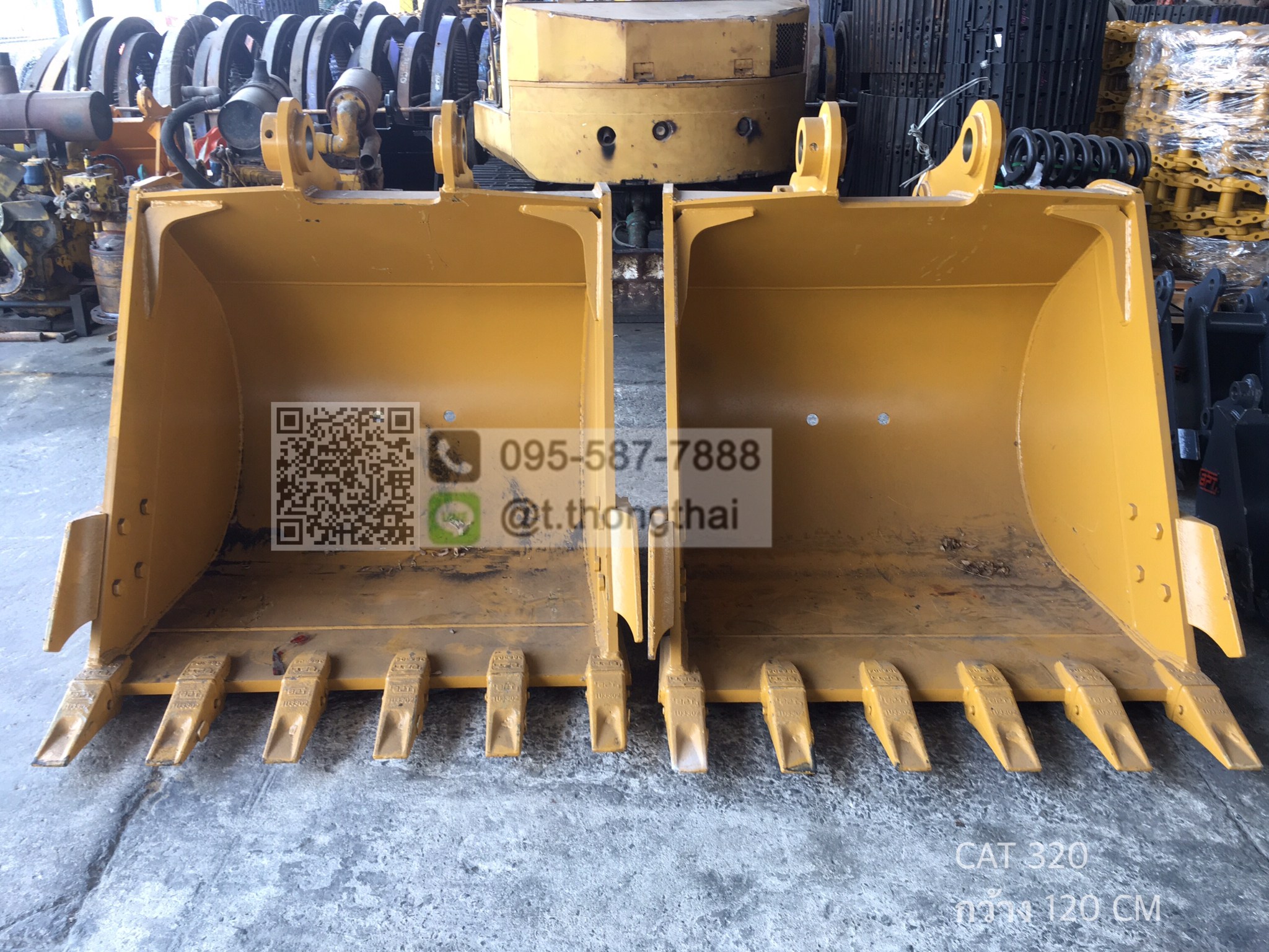 บุ้งกี๋ CAT 320 กว้าง 120 cm ราคา45000