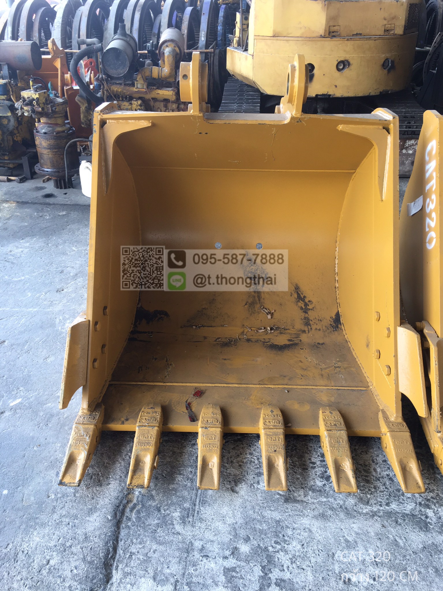 บุ้งกี๋ CAT 320 กว้าง 120 cm ราคา45000