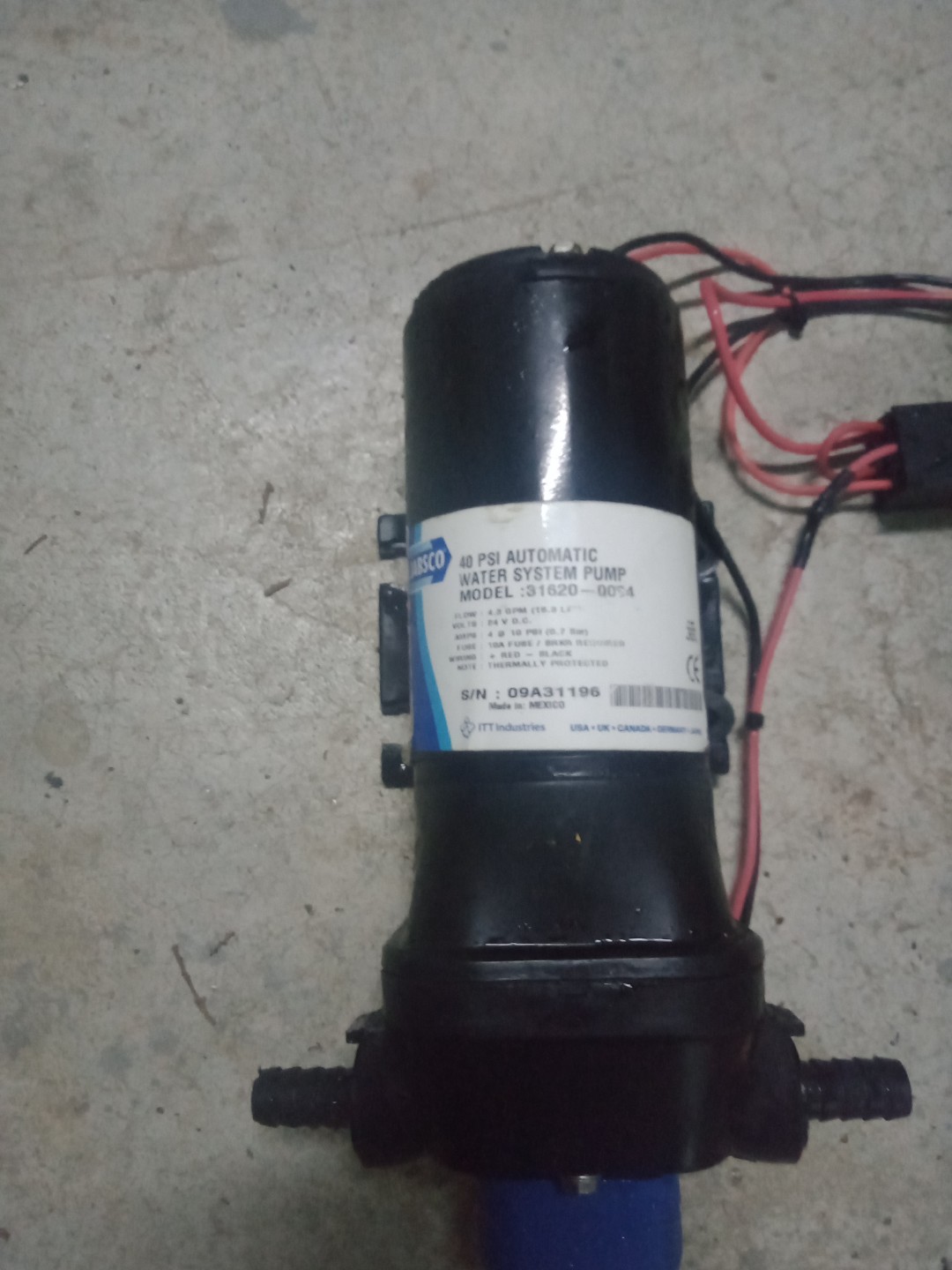 ปั้มน้ำjabco 24v ปั้มน้ำjabco 24v