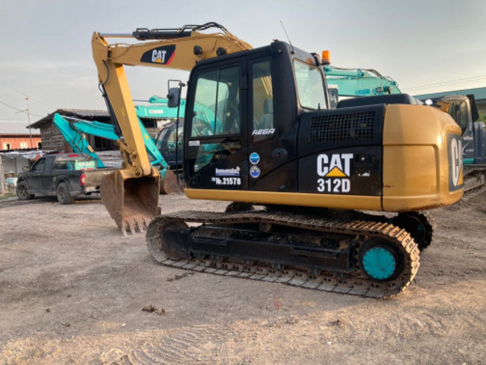 ขายCAT312Dเก่าญี่ปุ่นใช่งาน2900ชมไม่เคยใช้งานในไทย