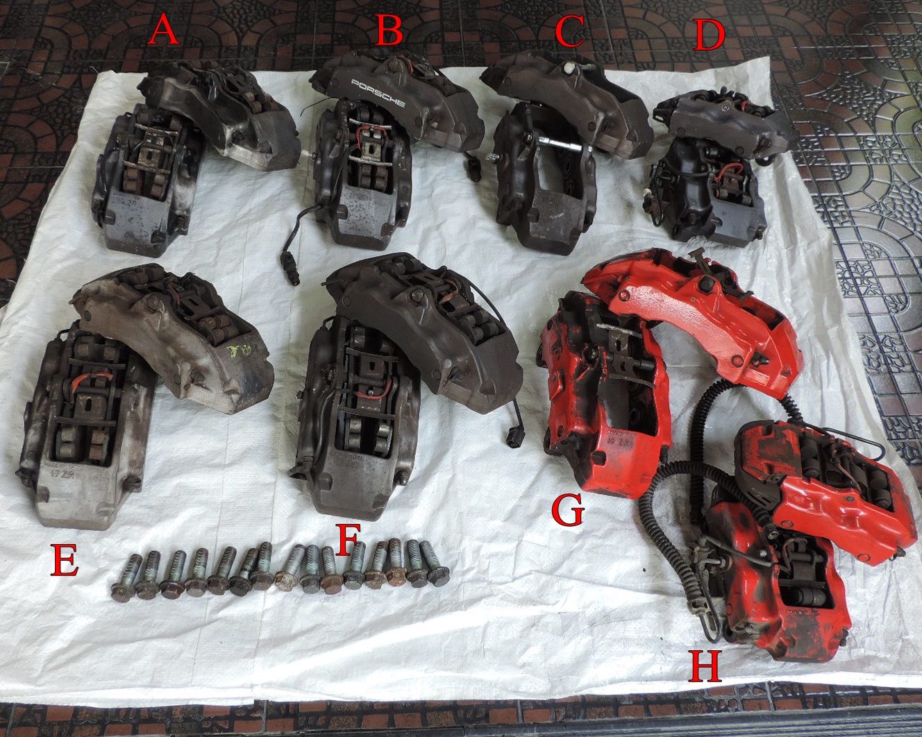 ขายปั๊มเบรค Brembo Cayenne แบรมโบ้ คาเยน 17Z ,18Z ครับ