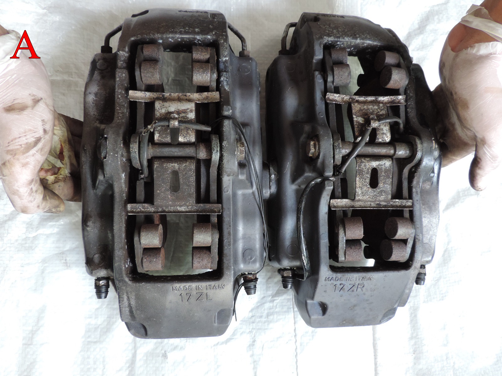 ขายปั๊มเบรค Brembo Cayenne แบรมโบ้ คาเยน 17Z ,18Z ครับ