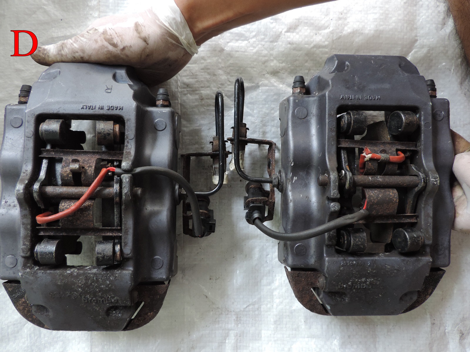 ขายปั๊มเบรค Brembo Cayenne แบรมโบ้ คาเยน 17Z ,18Z ครับ