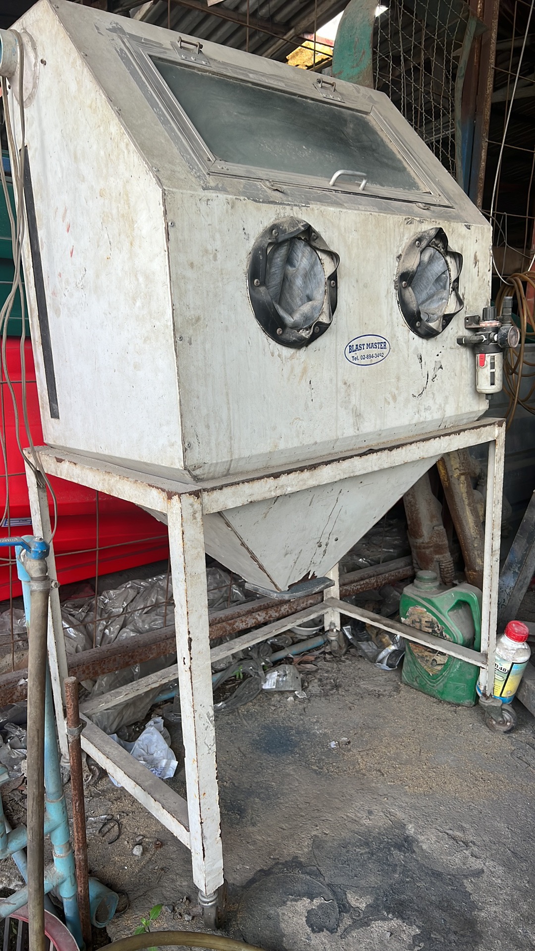 ขายตู้ยิงทราย blast master