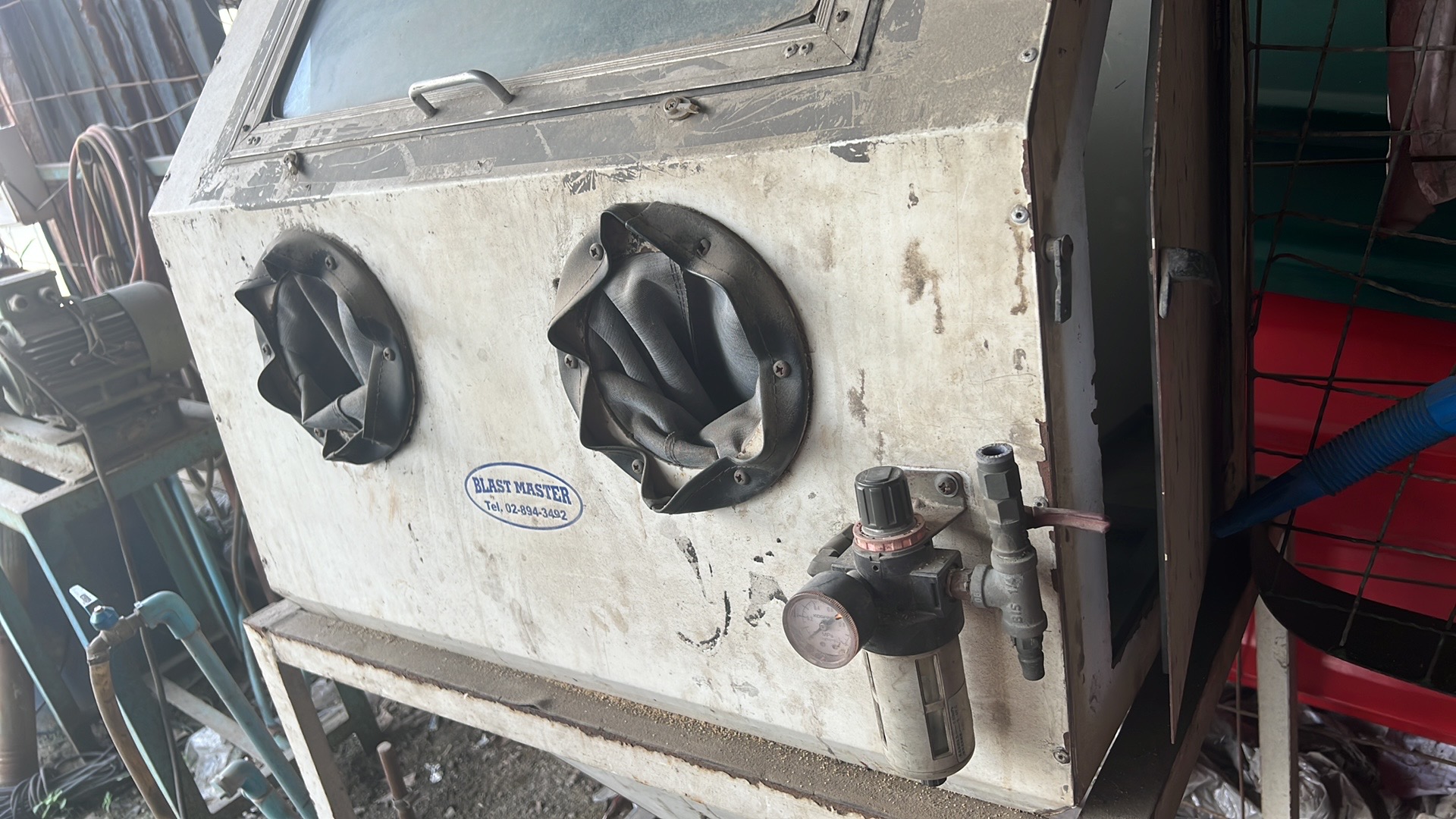 ขายตู้ยิงทราย blast master