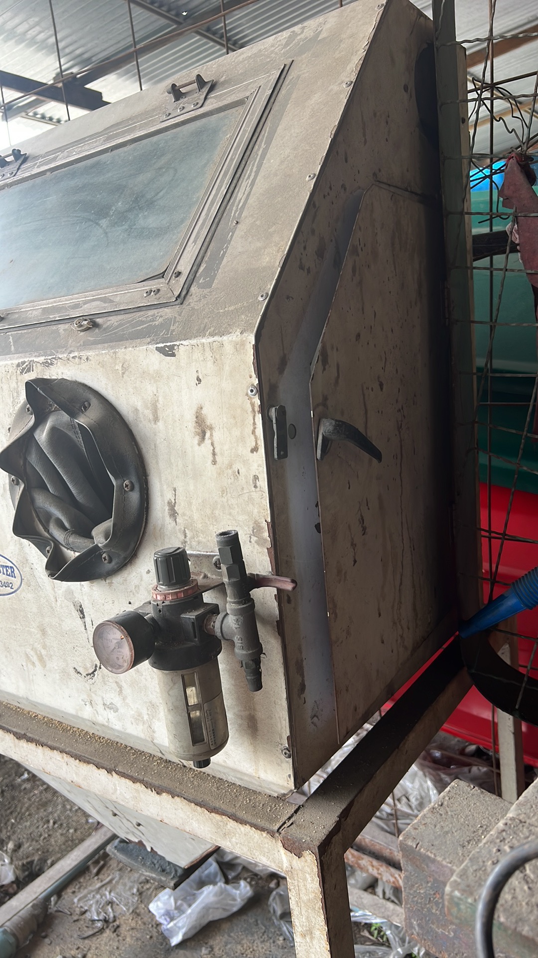 ขายตู้ยิงทราย blast master