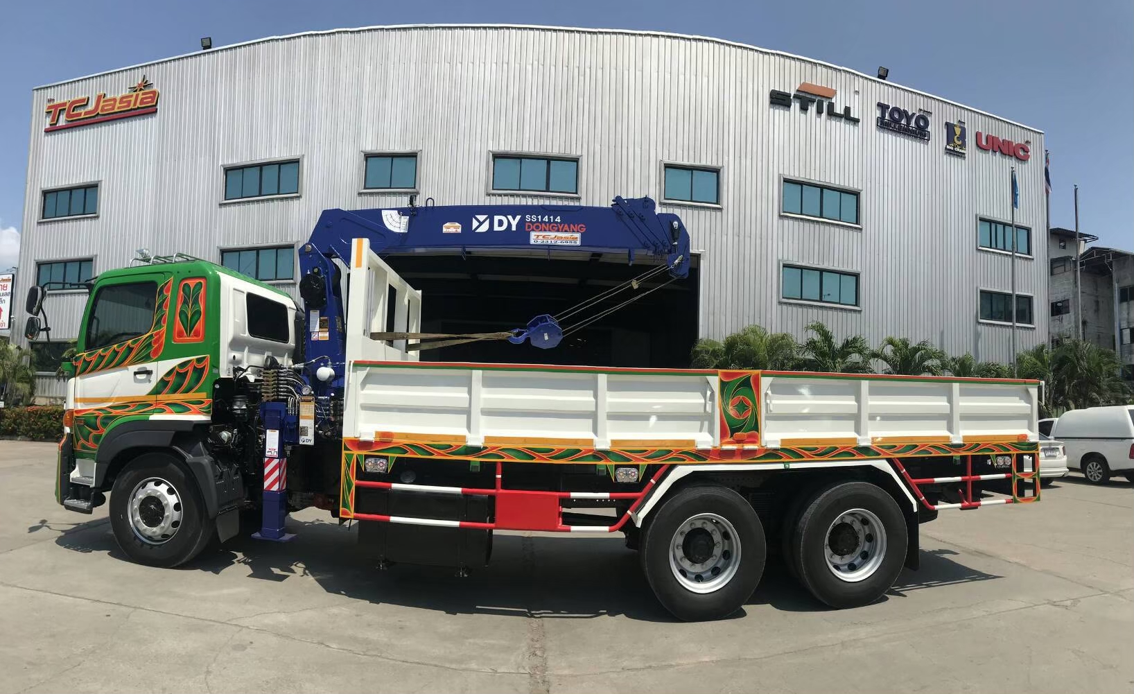 (เฉพาะเครน) ขายเครนติดหลังรถบรรทุกมือ1ยี่ห้อDongyang / Unic รับประกัน1ปี จากตัวเครน ติดรถ (เฉพาะเครน) ขายเครนติดหลังรถบรรทุกมือ1ยี่ห้อDongyang / Unic รับประกัน1ปี จากตัวเครน ติดรถ