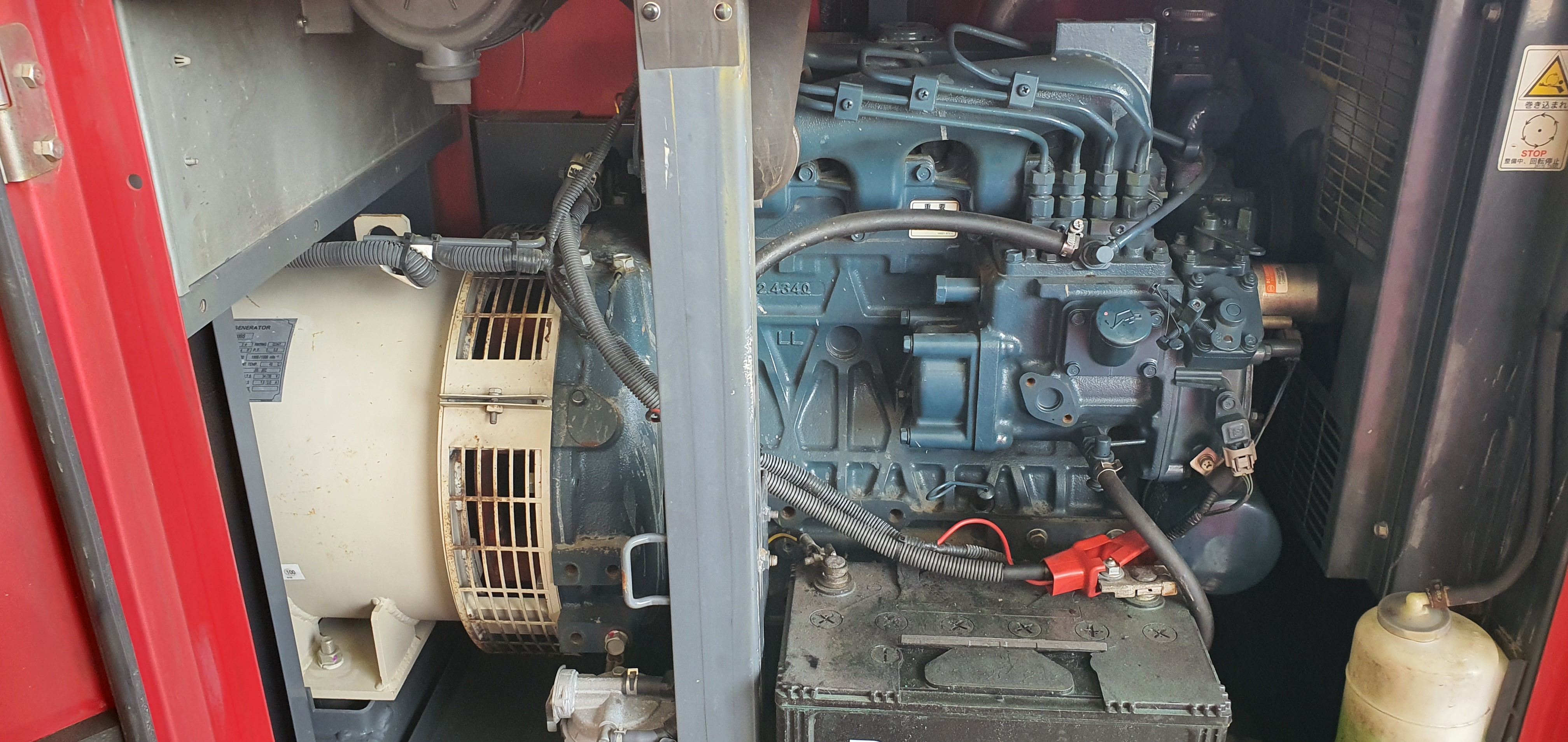 เครื่องปั่นไฟ AIRMAN ขนาด 25 KVA นำเข้าจากญี่ปุ่น