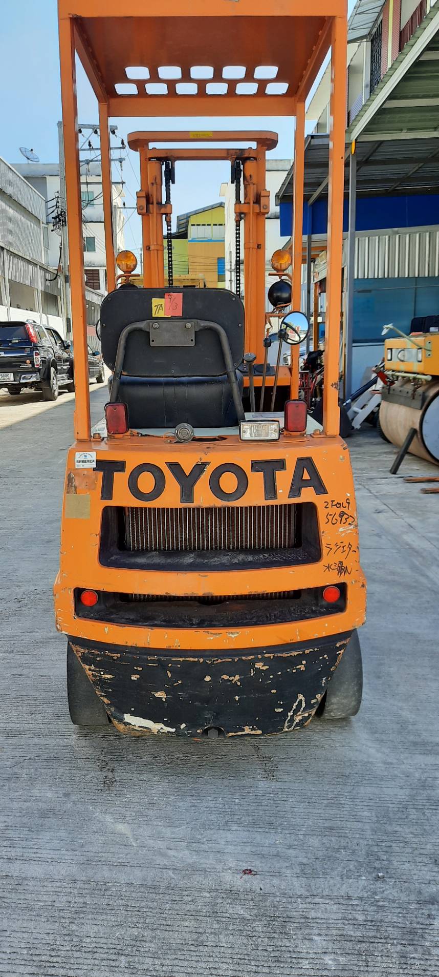 รถโฟล์คลิฟท์ TOYOTA สภาพเก่าญี่ปุ่น พร้อมใช้งาน