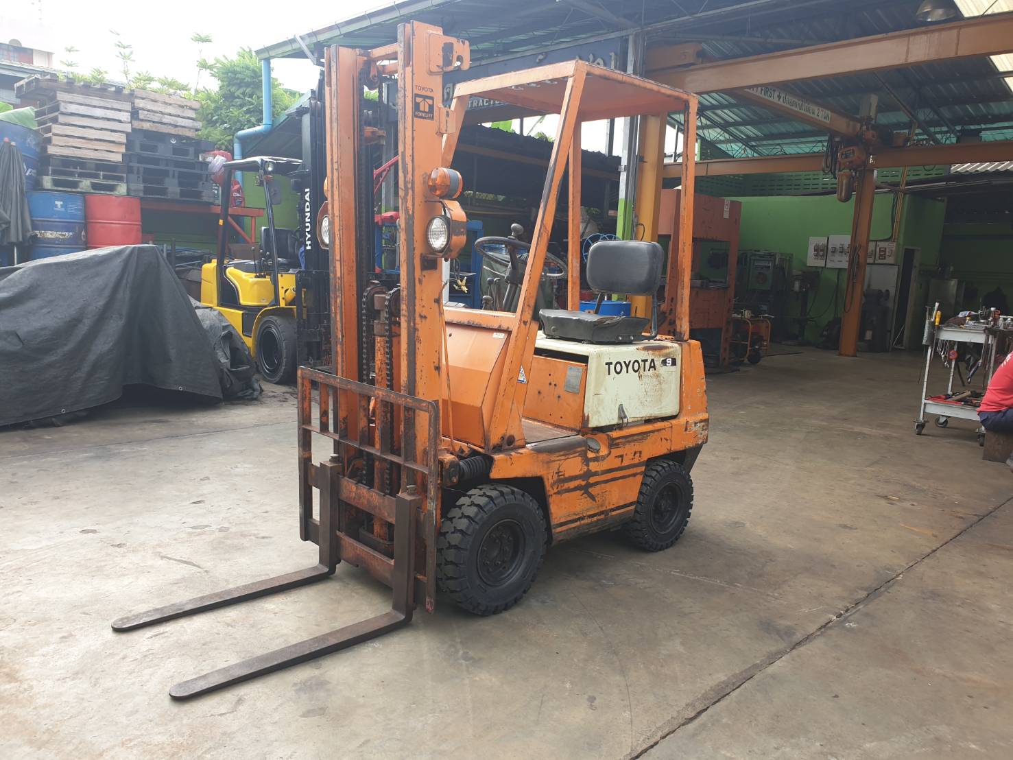 ขาย รถโฟล์คลิฟท์ TOYOTA  รุ่น 2FGL9  เก่าญี่ปุ่น