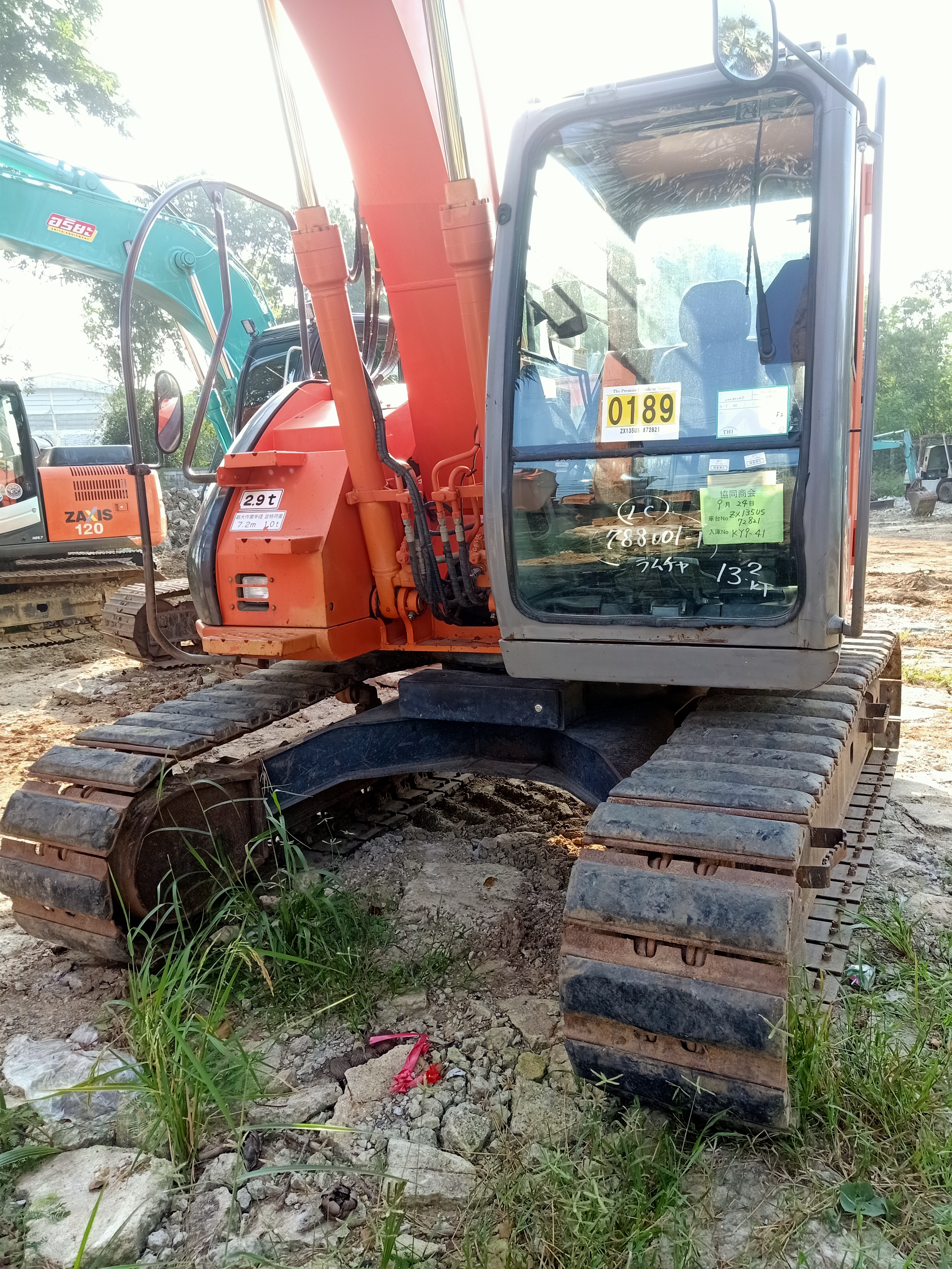 ขายHITACHI. ZX135US. เก่านอกแท้  สภาพสวย  พร้อมใช้