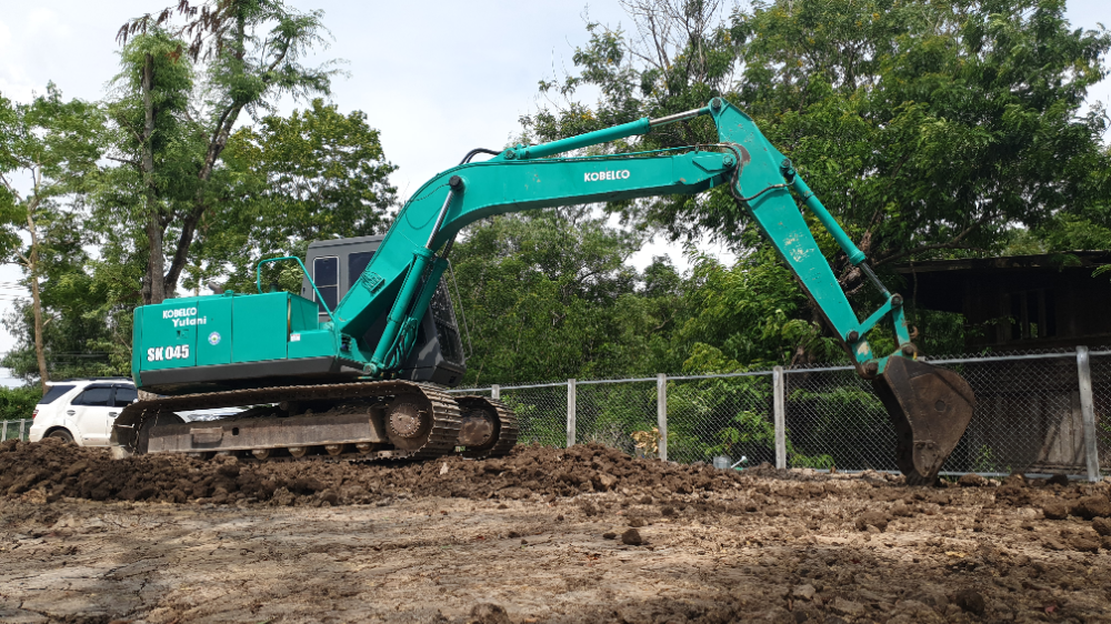 (ขายแล้ว)ขายรถแบ็คโฮ  kobelco  sk045  สภาพสวยเดิม 620000