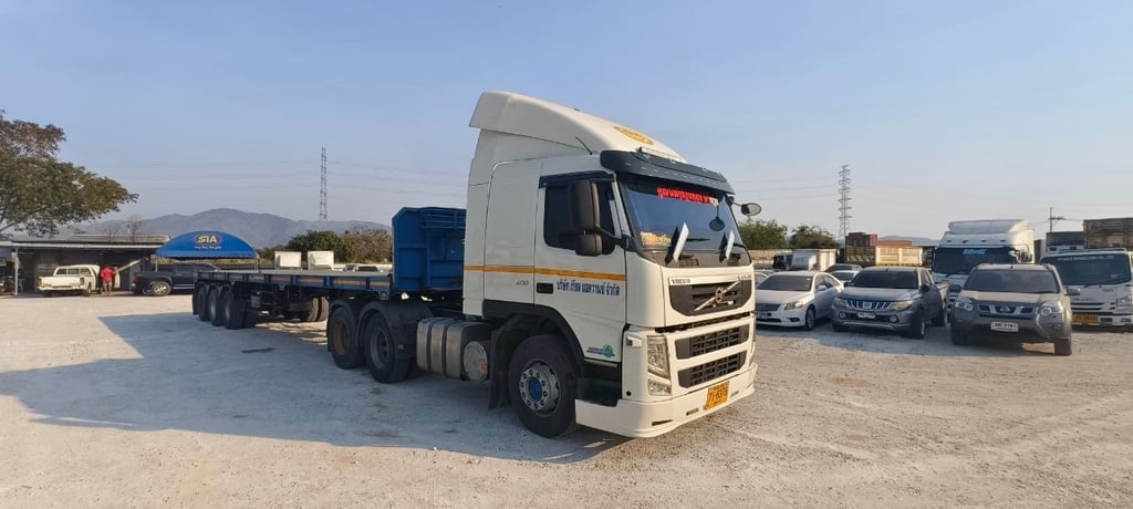 VOLVO FM13 400แรงม้า หัวลาก 10 ล้อ และลูกพ่วง ปี2009