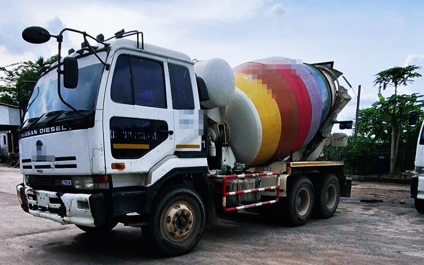 #883 NISSAN CD45V 275แรงม้า รถบรรทุก รถโม่ผสมปูน ปี1992