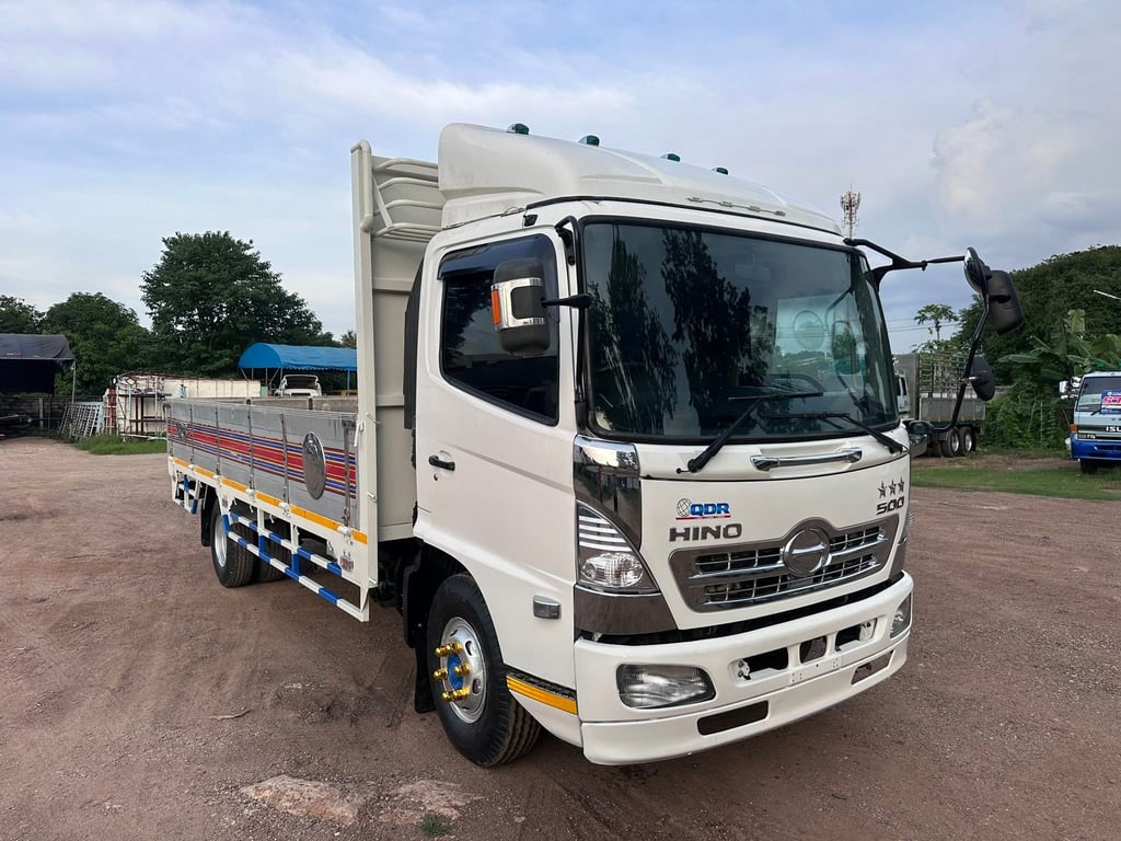 HINO MEGA FC9J ปี56 175แรงม้า กระบะยาว5.70เมตร กว้าง2.35 เมตร 590,000✅✅ ✴️เครดิตดีฟรีดาวน์