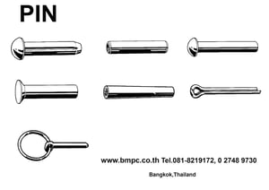 Split pin, cotter pin, สลักพับล๊อก, DIN94
