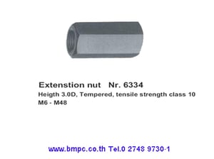 Extension Nut, Nut higth 3.0d Extension Nut, Nut higth 3.0d