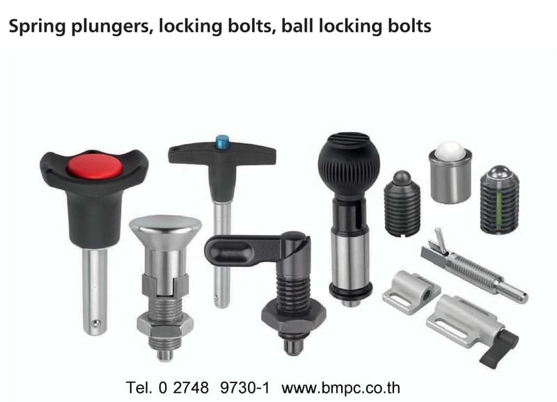 Knurled knob, มือหมุนพลาสติก, หัวเกียร์ , Amecoil, Schnorr
