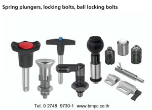 Locking bolt standard pitch, Index plunger, Plunger with pin, สลักล๊อกตำแหน่ง, ซ่อมเกลียว,  slotted round nut