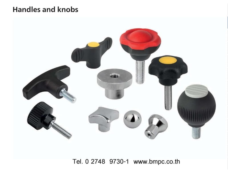 Knurled knob, มือหมุนพลาสติก, หัวเกียร์ , Amecoil, Schnorr